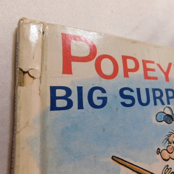 Vintage POPEYE'S BIG SURPRISE Book 1974 Wonder Books - Picture 5 of 5